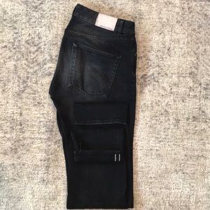 GANT Rugger Black Selvedge Distressed Jeans